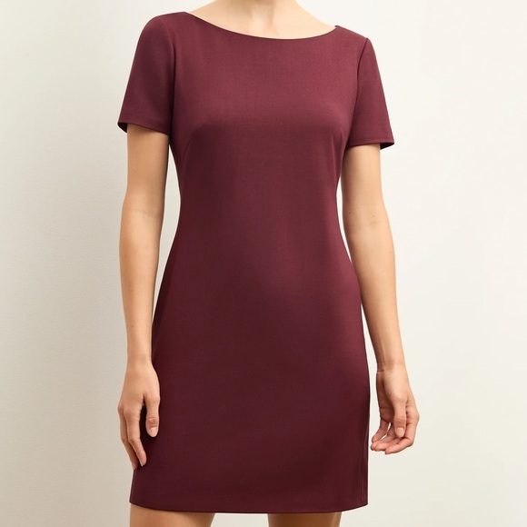 MM Lafleur Dresses & Skirts - MM Lafleur Rosie Dress in Shiraz Wool Twill (Size 0)
